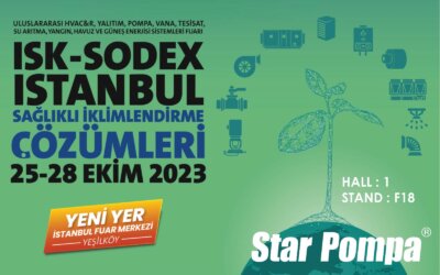 ISK-SODEX İSTANBUL SAĞLIKLI İKLİM ÇÖZÜMLERİ fuarındayız.